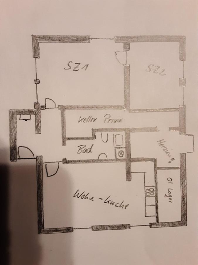 Zum Goldenen Tal Apartment Grafendhron Bagian luar foto